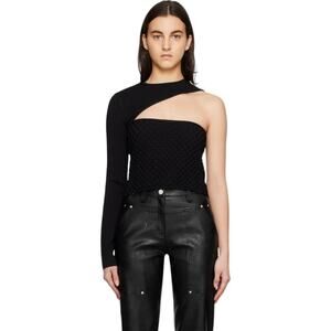 Gauge81 Alcudia Single Sleeve Knit Top In Black Size Large NWOT $240 MSRP